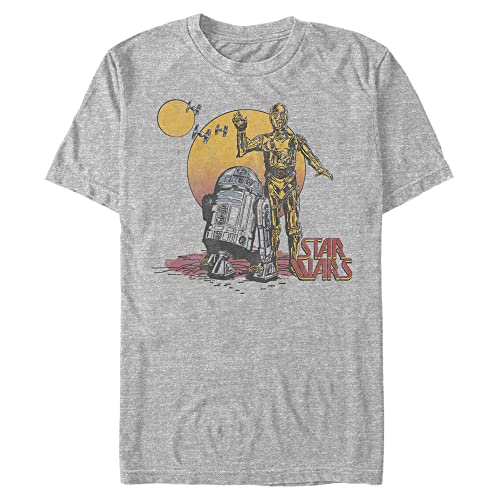 Camiseta Star Wars Droid Sun para hombre ideal para tardes de cine de verano