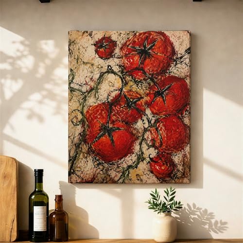 Toile murale vigne de qualité supérieure fond de vigne rouge 40x50