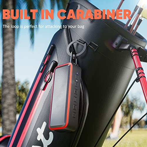 Chifenchy Portable Golf Speaker With Bass,Magnetic Golf Cart Bluetooth Speaker,Ipx7 Waterproof,Multi-Sync Stereo,30W,24H Playtime,Golf Accessories For Men,Wireless Speaker With Mount,Golf Gifts #TOP6