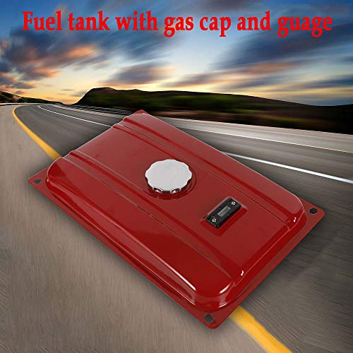 5 GALLON Generator Gas Tank Chrome Cap Gauge Petcock Universal Fuel Filter Tools Fits For EC2500 18.9 LIiter