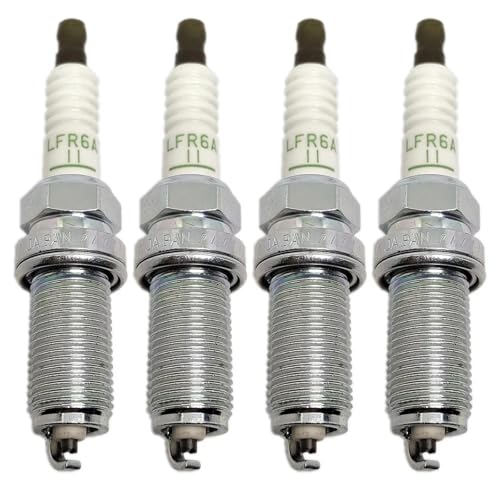 QKFTCSDW 4-6 pz Candela 22401-8H516 LFR6A-11 Compatibile con ALMERA Pathfinder X-Trail Primera Marzo LFR6A11 3672 Sostituzione automobilistica(4pieces)