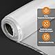 MYOYAY Glasfasertapete für Epoxidharz and Polyester Resin zur Verstärkung, 10M x 1M Universal Glasfasergewebe Rolle Grob Glasfasermatte Glasfaser Reinforcement Laminat für Boot Pool Wanne