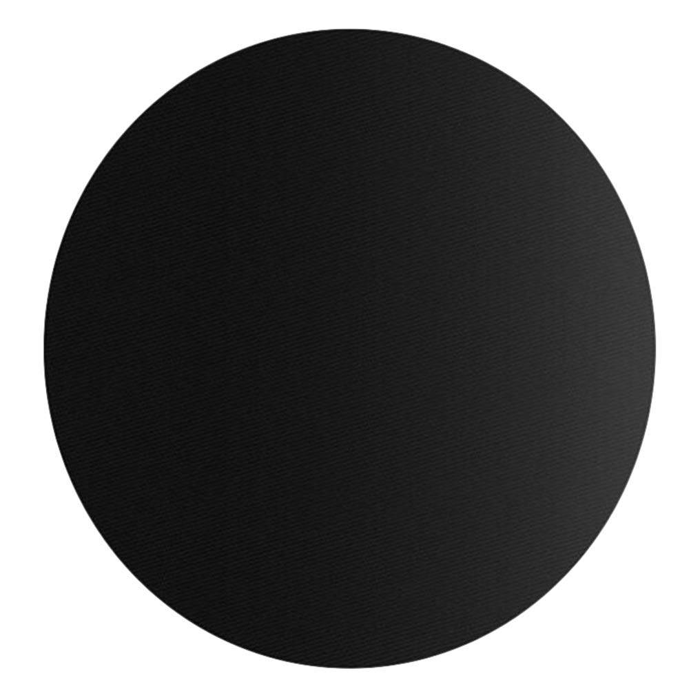 Non-Stick Cooking Mat Grill Mat Set Round Non-Stick BBQ Grill Mats Baking Mats Cooking Oil Pad Reusable Barbecue Accessories for Gas Charcoal Electric Grill 38cm (Black) Gas Grilling Mats