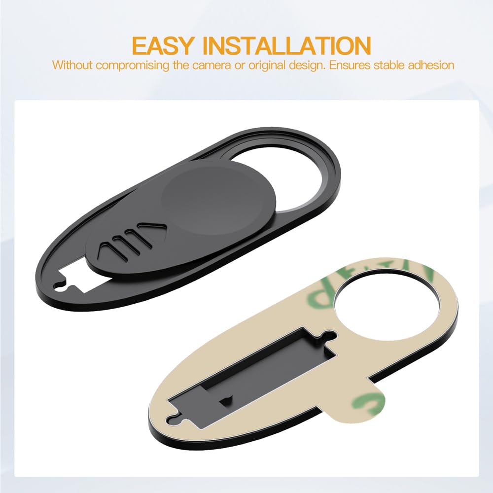 TUCANA Auto-Kamera Abdeckung Für Tesla Model 3/Y - Schiebeabdeckung Für Innenraum-Kamera - 2 Stück Privacy Schutz