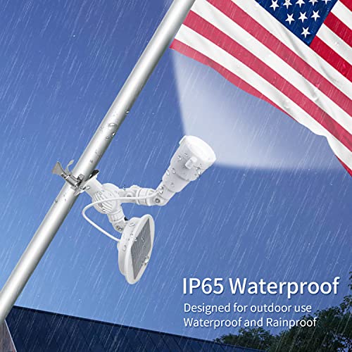 Etzeaxus FLAG LIGHT Solar Flag Pole Light, Flagpole Light Solar Powered thumb #8