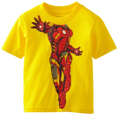 Ironman Little Boys' Headless T-Shirt Toddler, Yellow, 2T
