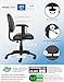 Boss Office Products Posture Task Chair with Adjustable Arms in Black, 250 (B306)