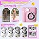 GKTZ Sofortbildkameras Kinder - 1080P HD Sofortdruck von Fotos - Geburtstag Geschenk für Mädchen im Alter von 5 6 7 8 9 10 Jahren (Pink)