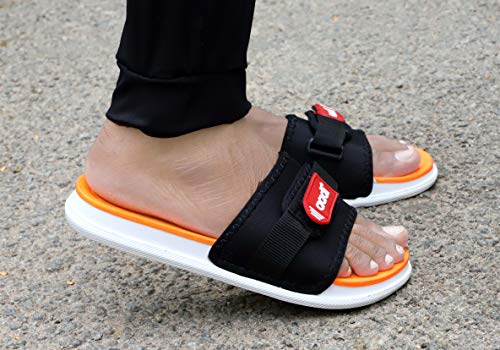 Image of AADI Men's Synthetic Leather Daily Use Casual Sliders /Flip Flop & Slippers