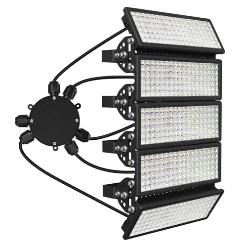 HOPEDAMAI 70000LM LED Strahler Außen, 500W Flutlicht, IP67 Wasserdicht LED Fluter Außen, 6500K Kaltweiß Außenstrahler, Superhell Flutlichtstrahler für Garten, Parkplätze, Baustellen