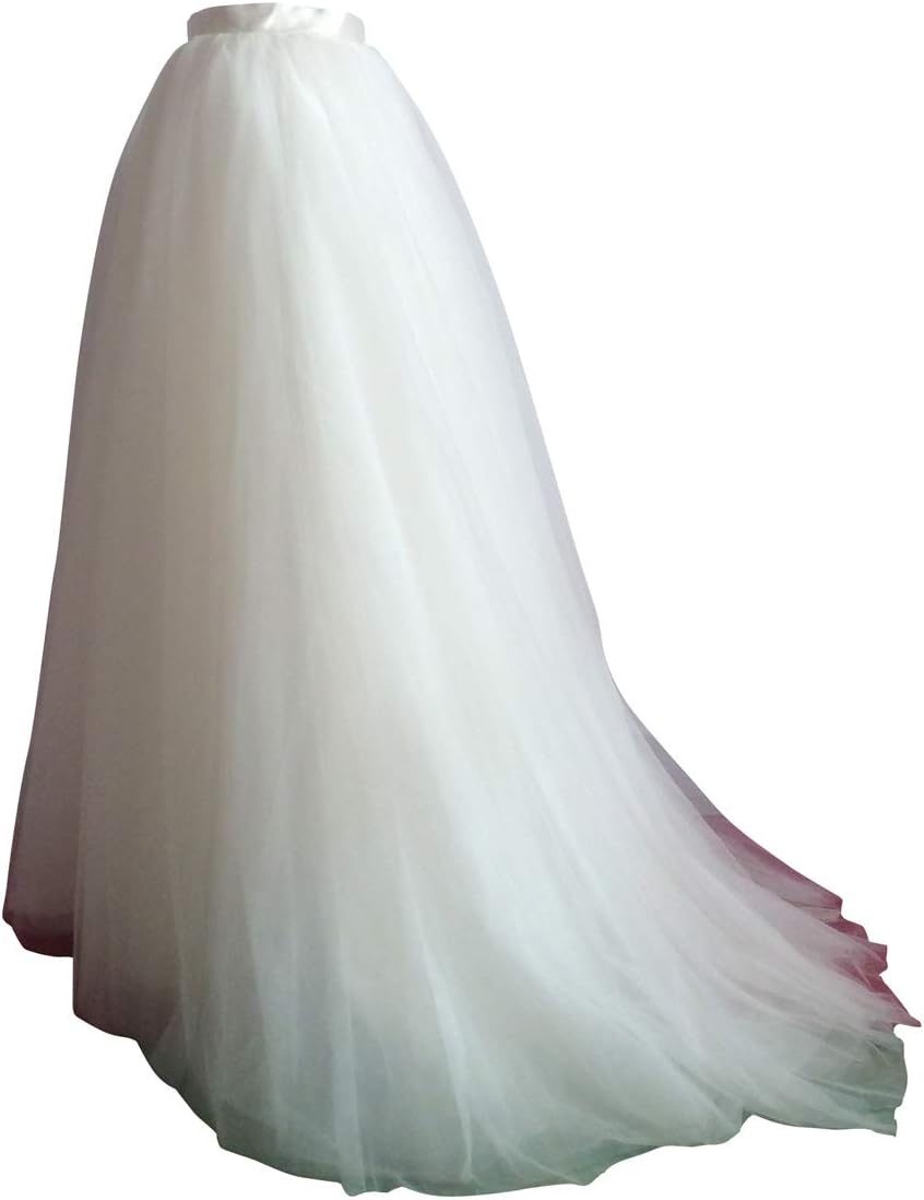 Women's Maxi Tutu Skirt Wedding Party Bridal Skirts Ball Gown Skirts