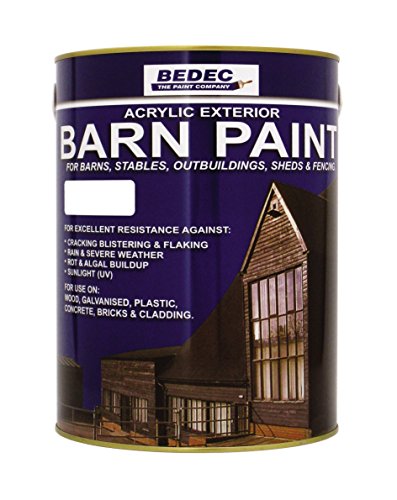 Bedec BEDE2AN0003/46 Barn Paint Matt Black 5 Litre