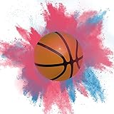 POPUPARTY Gender Reveal Basketball with Pink & Blue Powder, for Baby Boy or Girl Gender Reveal, Party Supplies