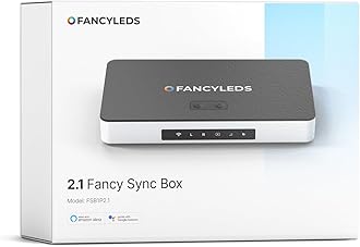 Fancyleds 2.1 Fancy Sync Box Syncing Device with HDMI 2.1, 4K 120Hz, HDR (for 55" to 65" TVs)