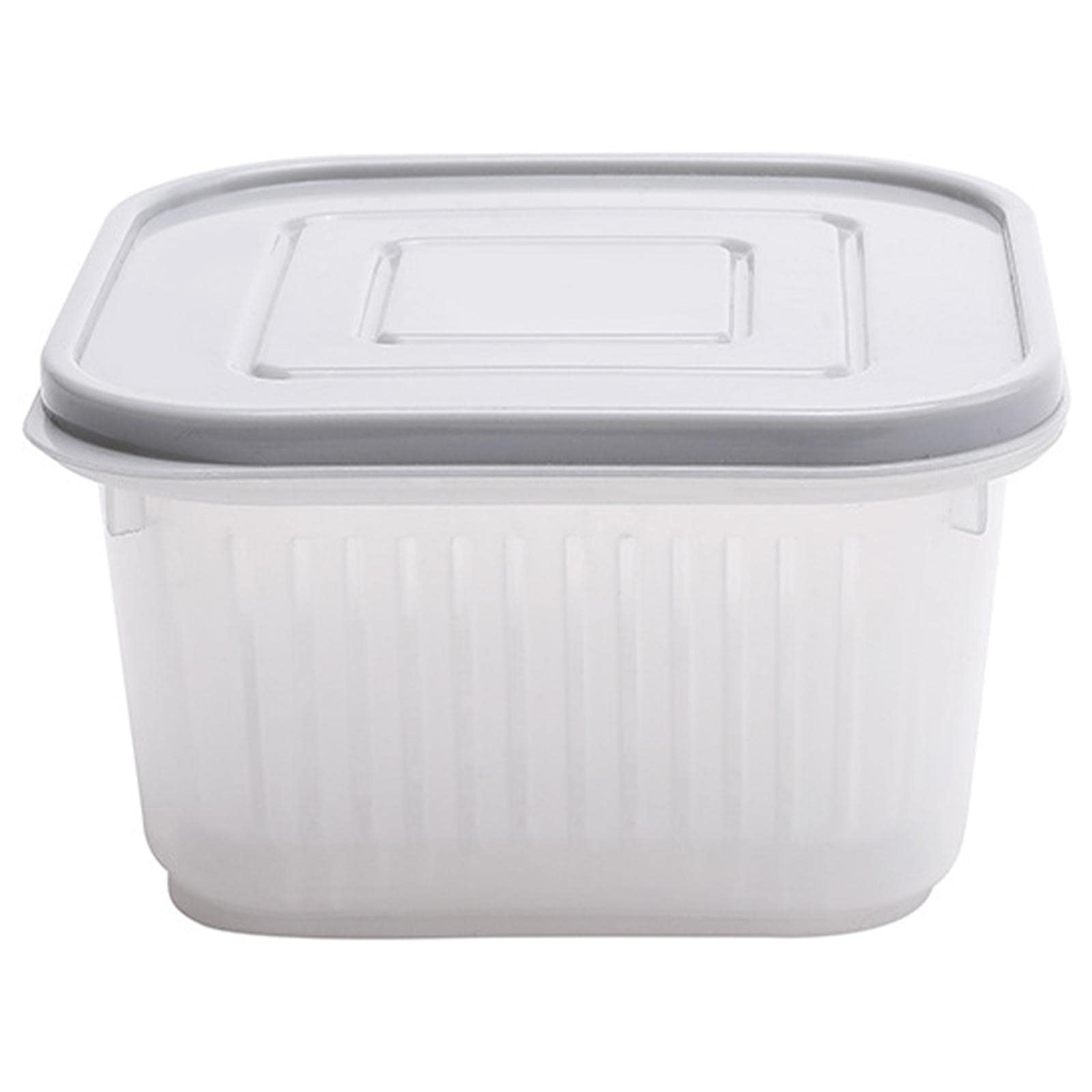 Square Fresh Food Storage Box Container Fridge for Ingredients Ginger Fruits-image-9