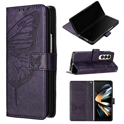 Housse anti-chute Galaxy Z Fold 3 5G étui complet avec porte-cartes