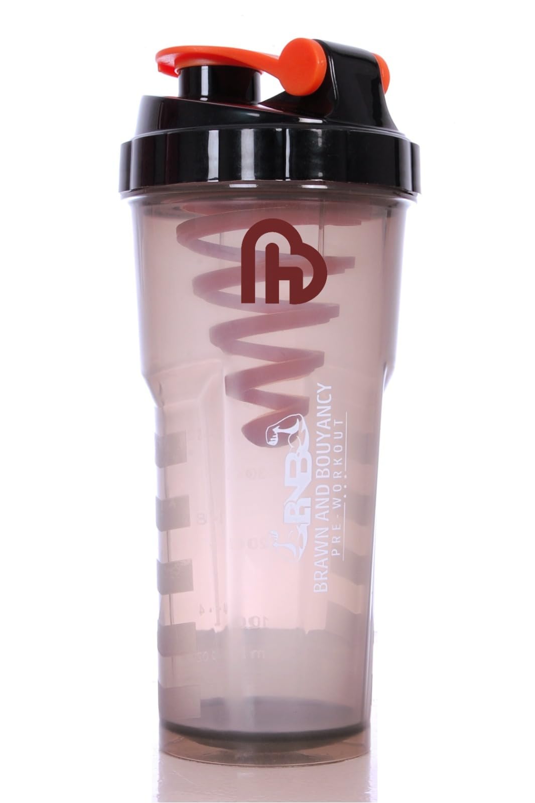 BLOOMING HEALTHCARE Protein Shaker Bottle with Mixer Ball - 700ml BPA-Free Leakproof Gym and Fitness Bottle for Smooth Protein Shaker Pre-Workout and Post-Workout Drinks-image-5