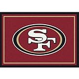 Imperial Officially Licensed Home Furnishings: NFL Team Spirit Area Rug, San Francisco 49ers, 3'10