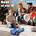 VOLPAM C001 Electric Scooter for Kids, 80W Motor, Max Safe Speed 5MPH, 3 Adjustable Height, Lean-to-Steer, 3.5