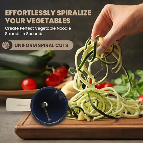 Vivaant Hand-held Vegetable Spiralizer - Image 6