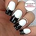 Menchie French Tip Nail Vinyls By Twinkled T - 1 Sheet of 100 Tips