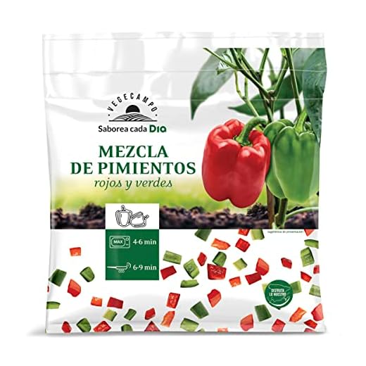DIA VEGECAMPO mezcla de pimientos bolsa 400 gr