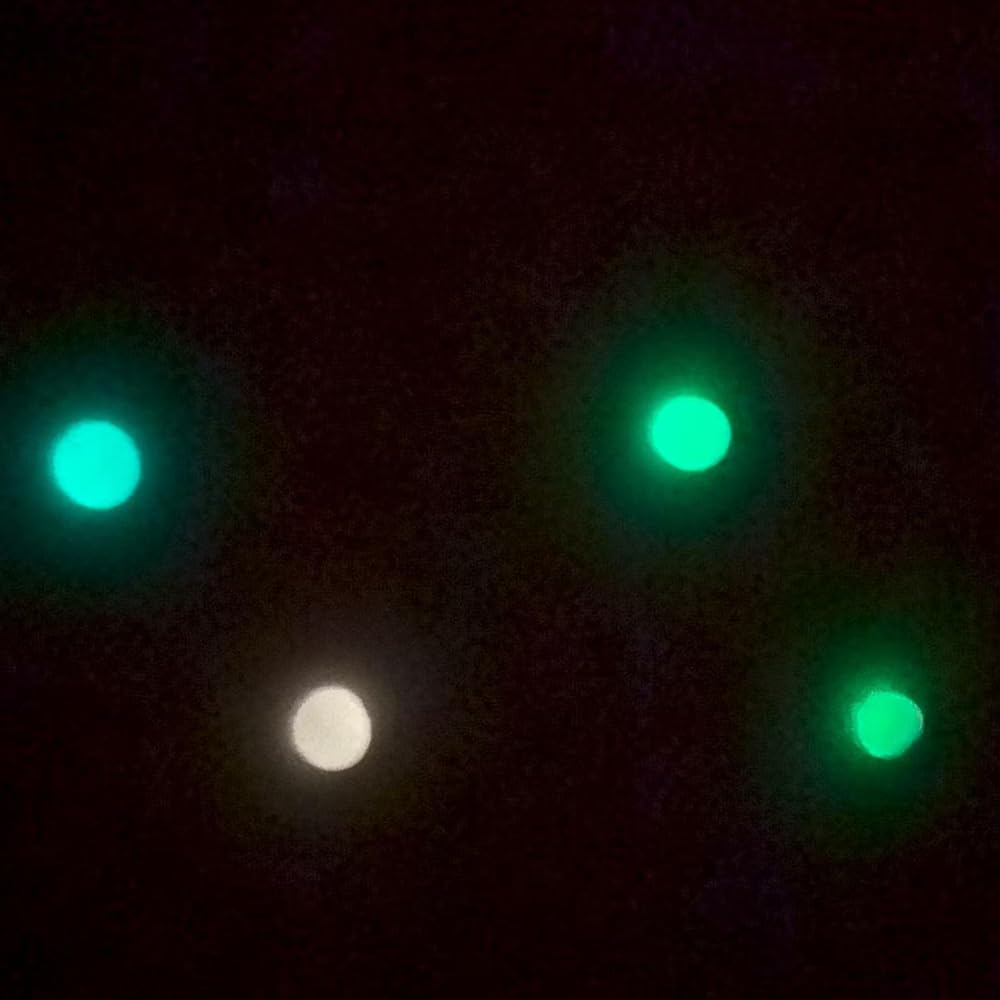 10 pcs Sticky Balls Fidget Toys, Sensory Balls Squishy Balls Glow in The Dark Ceiling Balls, Wall Balls Bulk Sticky Glow Balls Lumi Balls for Kids and Adults 2