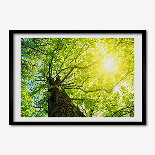 Cadre MDF photo affiche 70x50 cm Tulup grand tableau peinture décoratif bois