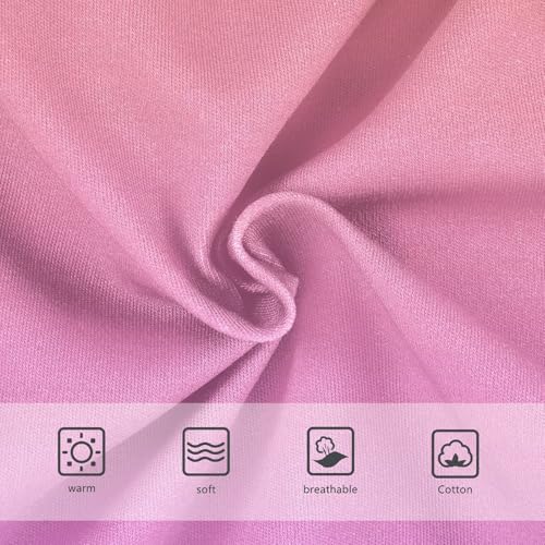 Joisal Cotton Girls Underwear Toddler Ombre Coral Pink Gradient Cute Panties Girl Bright Briefs Undies Kids 2t3