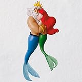 Hallmark Keepsake Christmas Ornament 2018 Year Dated, Disney The Little Mermaid Ariel and King Triton