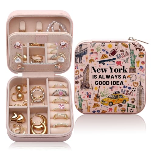New York Travel Souvenirs Gift Jewelry Box, Welcome to New York C...