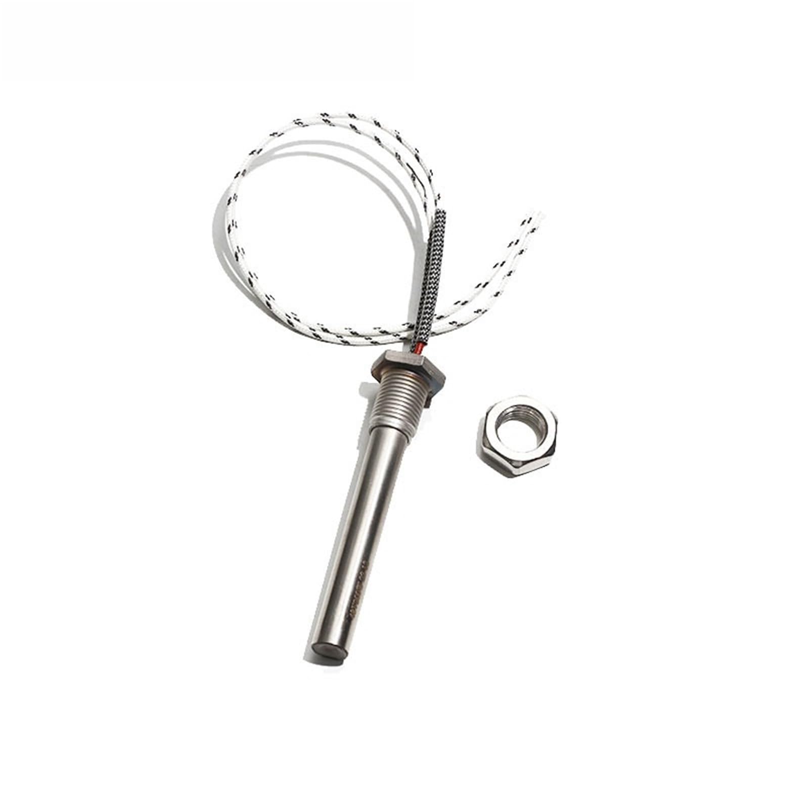 12V 24V 36V M16 Gewinde Patrone Heizelement mit Mutter 12x100MM 50W/100W/200W Spannung Heizstab 1Stk(24V_150W)