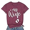 I-Miss-Wine-T-Shirt-Women-Funny-Pregnancy-Announcement-Shirts-Short-Sleeve-New-Mom-Gift-Shirt-Top I Miss Wine T Shirt Women Funny Pregnancy Announcement Shirts Short Sleeve New Mom Gift Shirt Top