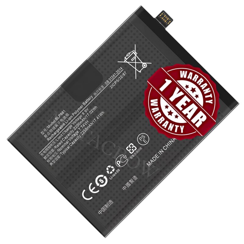 Image of Original BLP861 Battery Compatible for OnePlus Nord 2 5G - (4500mAh) - 1 Year Warranty BC460