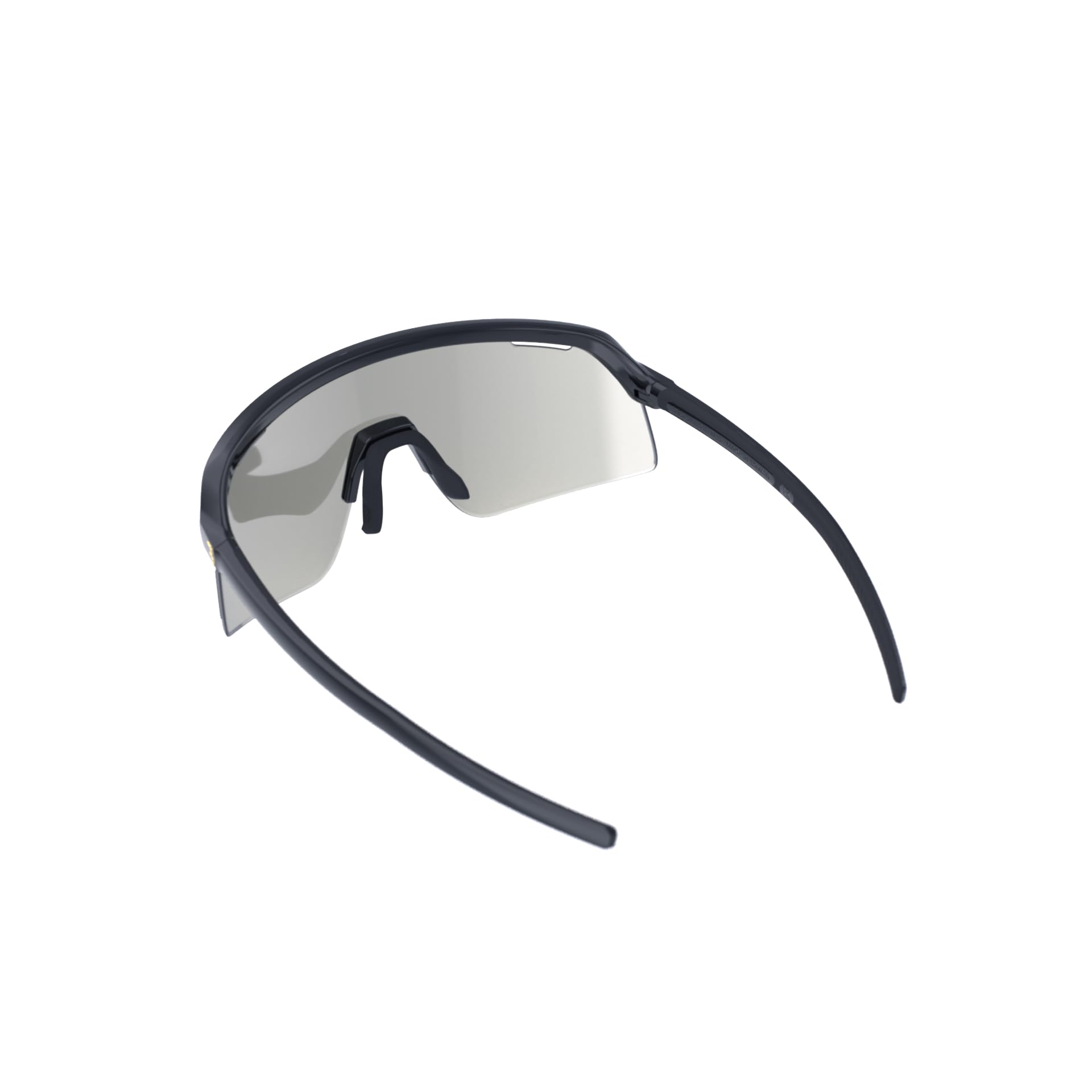 BBB Occhiali da ciclismo fotocromatici ad alto contrasto, occhiali da sole professionali da ciclismo da uomo e donna, protezione UV al 100%, per bici da strada e MTB Valor PH nero lucido BSG-81PH
