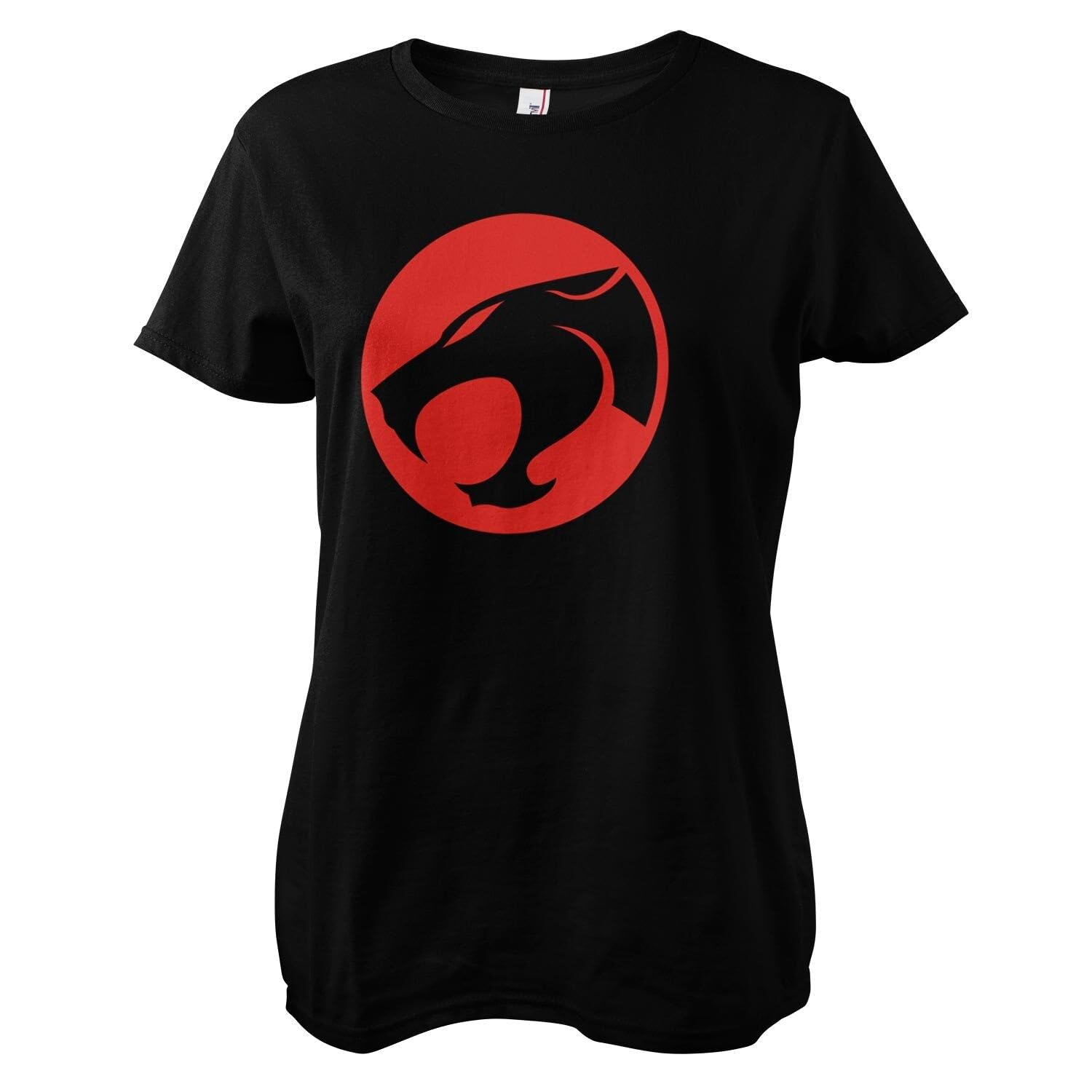 Thundercats Officially Licensed Logo Women T-Shirt (Black), Medium