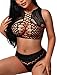 Avidlove Lingerie for Women Sexy Fishnet Lingerie Two Piece Lingerie Fishnet Outfit Stripper Outfit Black Lingerie Sets