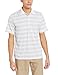 PGA TOUR Men's Golf Short-Sleeve Fine-Line Striped Polo Shirt