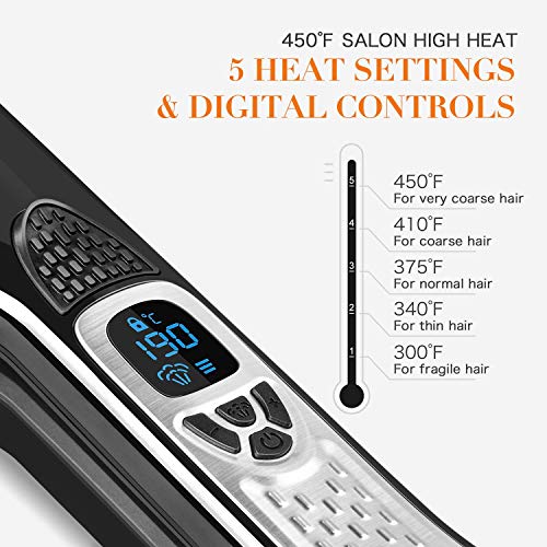 Plancha de Pelo Profesional con Vapor y Placas Nano Titanio miniatura 5