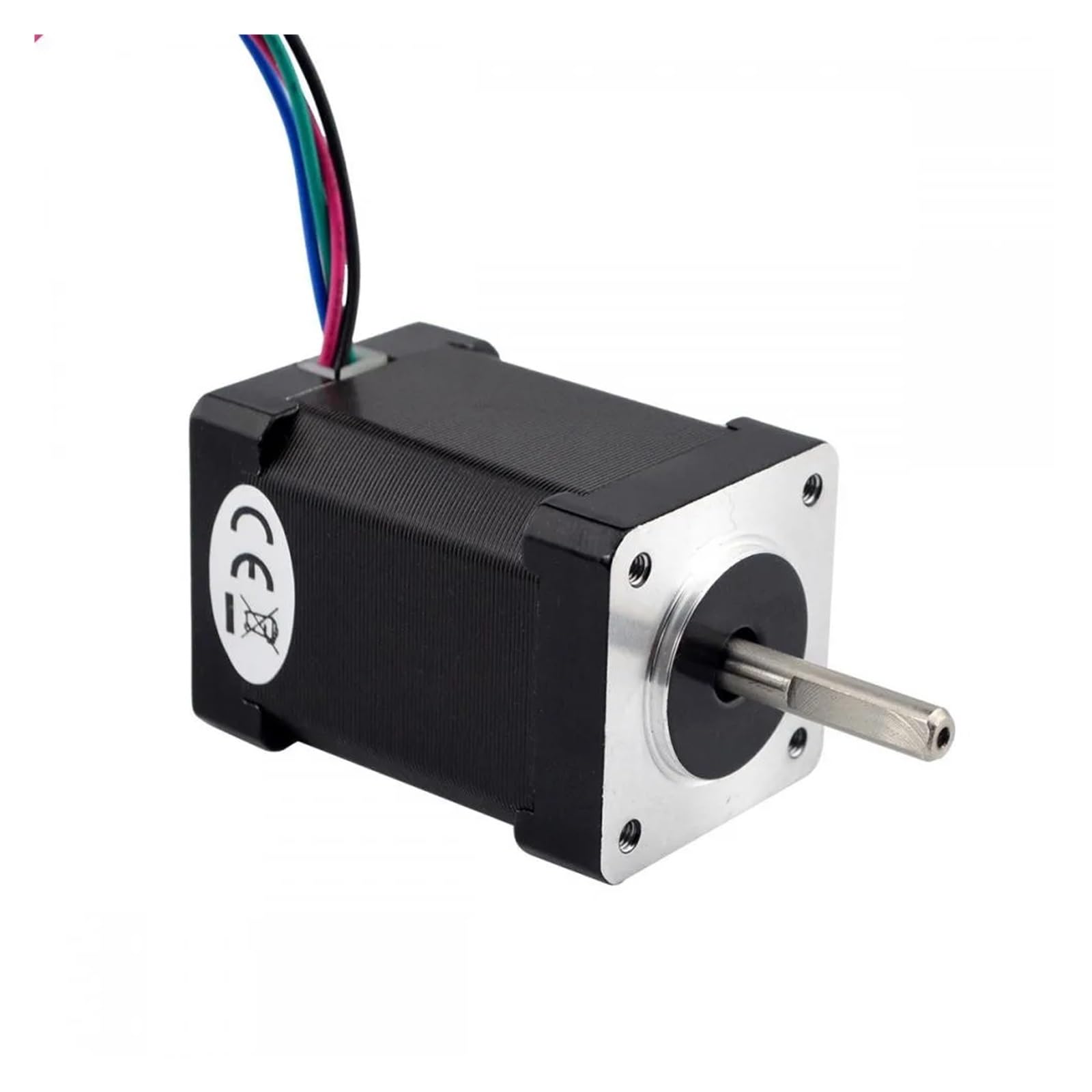 Schrittmotor 4-adriger Nema 14-Schrittmotor mit Doppelwelle, 52 mm, 40 Ncm (56,8 oz.in), 1,5 A, 5-mm-Welle for CNC-3D-Drucker/Extrudermotor