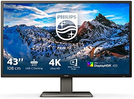 Philips 439P1 - 43 Inch 4K UHD Monitor 