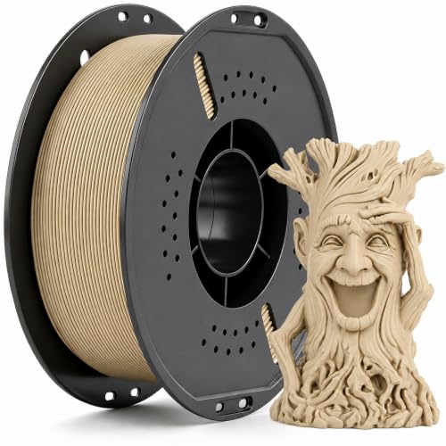 VEOEOV Matte PLA 3D Printer Filament 1.75 mm Oak 1 kg