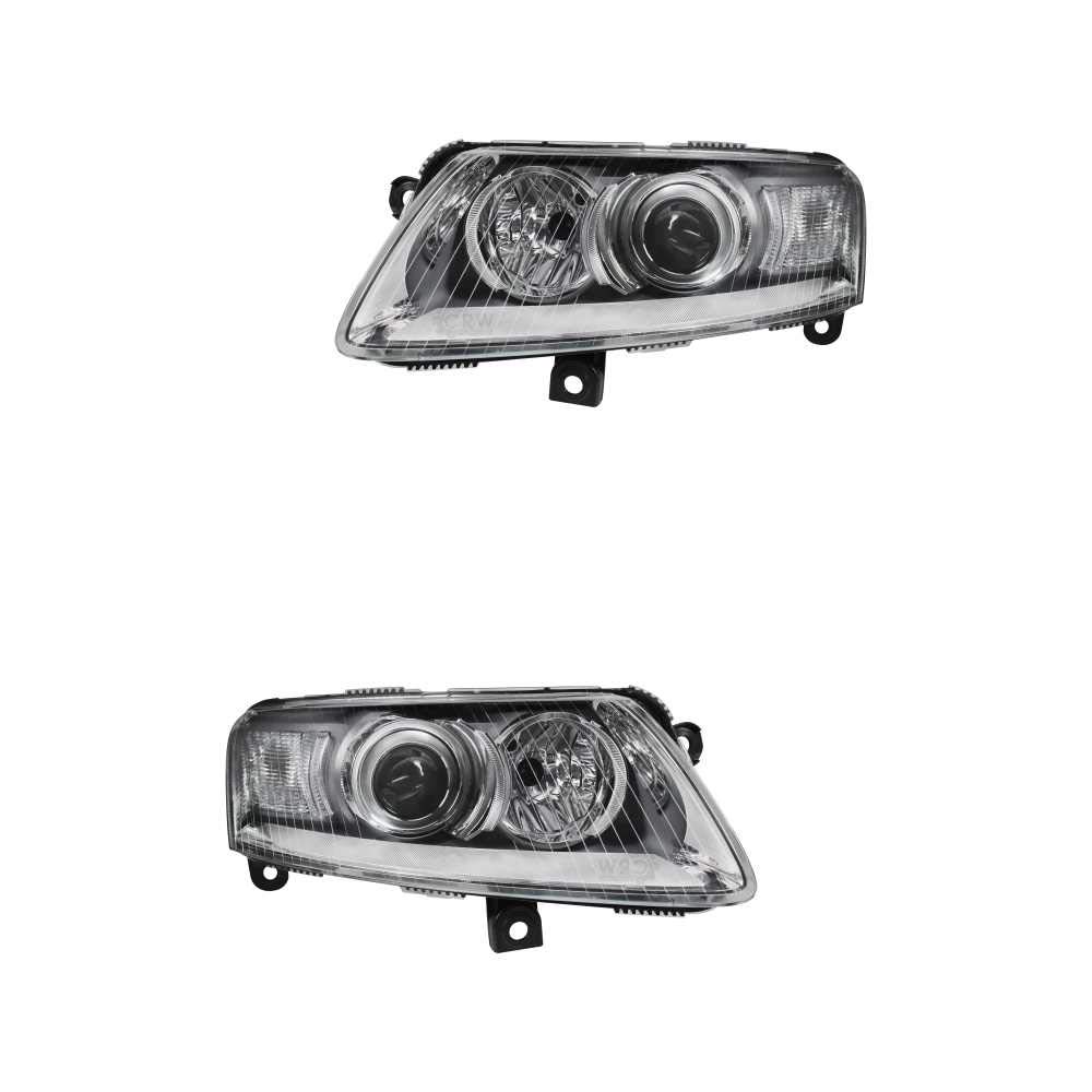 Juego de faros delanteros izquierdo y derecho, xenón D2S para modelo A6 Allroad 4FH C6 4F5 4F2