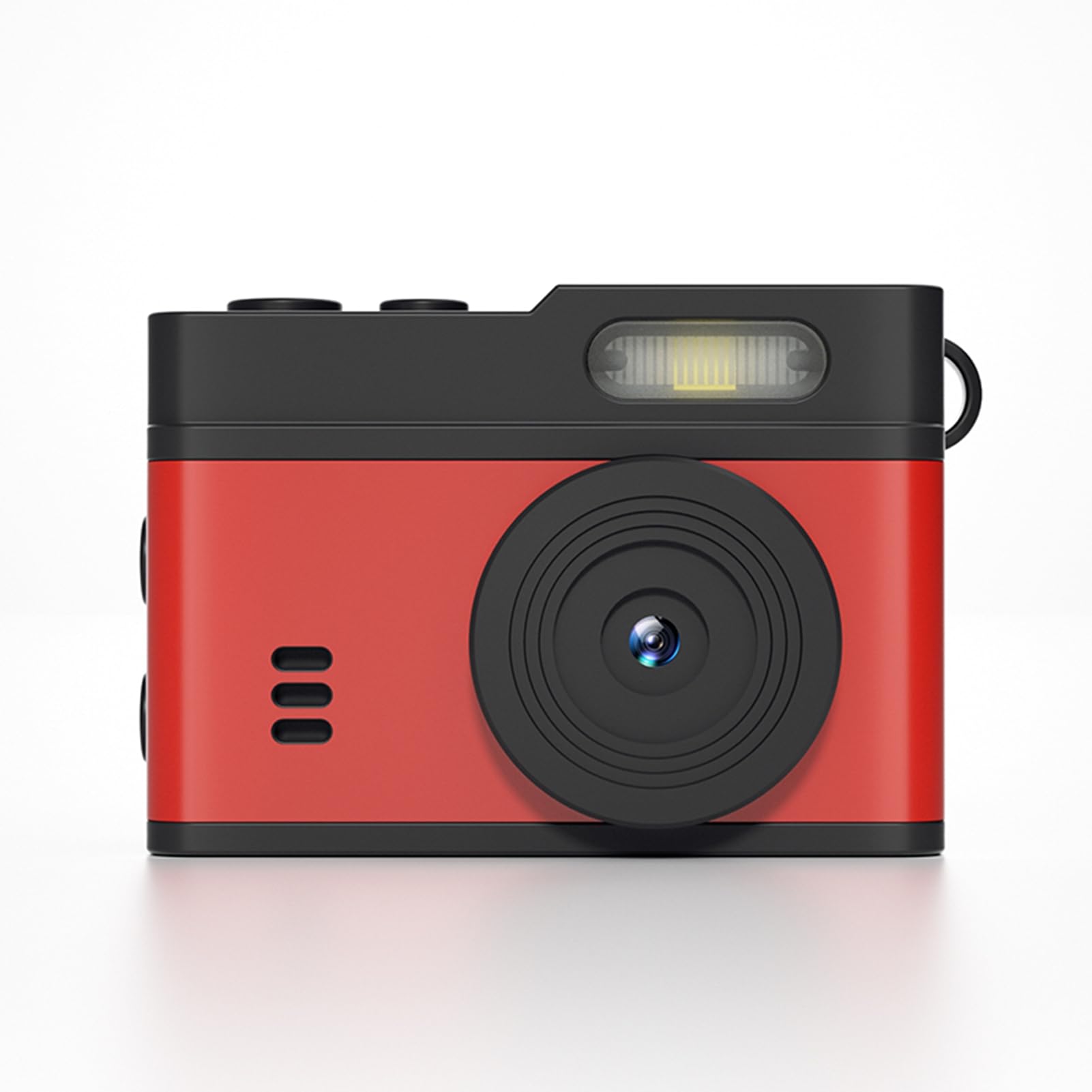 Keychain Camera, 1080P Mini Video Recorder 12MP Portable Digital Camera LED Fill Light & 0.96 Inch Display for Travel Daily Recording Vlog Use (Black and Red)-image-18