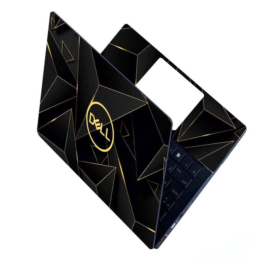 Image of Full Laptop Skin Stickers HD Quality Sticker for Laptops Upto 15.6 inch (Dustproof|Waterproof|Scratchproof|Reusable) - AY DELLBK FL1