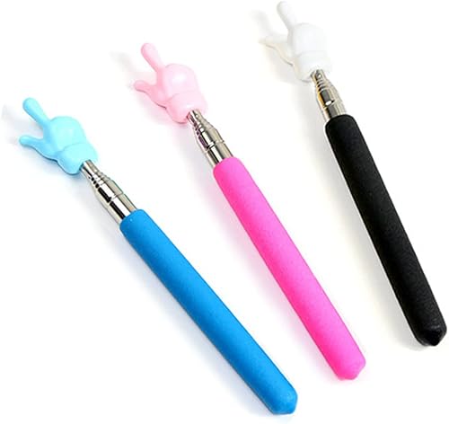 Puntero retráctil de acero inoxidable de 22 pulgadas, puntero telescópico de mano para aprendizaje en el aula, puntero de pizarra blanca, palo de