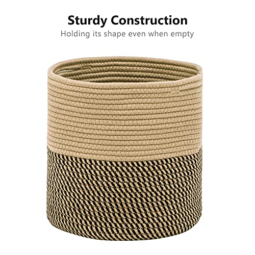 Youdenova Rope Storage Baskets Set Of 3 - Stylish Woven Baskets With Reinforced Handles For Effortless Toy Storage And Baby Gift Organization In Nursery, Living Room, And Bedroom #TOP3