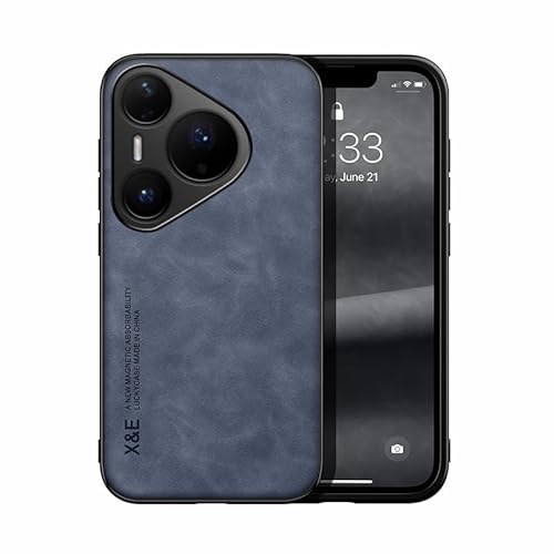Compatibile con Huawei Pura 80 Caso Attrazione magnetica interna Protezione anti-caduta per fotocamera 2 in 1 Blue