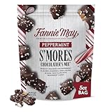 Fannie May Premium Peppermint S’mores Chocolatiers Mix, Holiday Chocolate Gift Bag, Great for Sharing, 5 oz