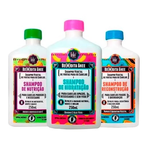 Kit Shampoo Cronograma Be(m) dita Ghee - Lola Cosmetics